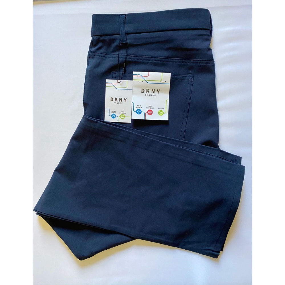 NWT DKNY St.Marks Slim Navy Pants